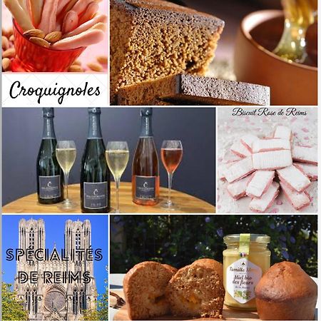 Passage Secret - Ideal Pro, Couples, Familles & Amis - Le Calme En Hypercentre - Wifi Haut Debit - Netflix - Machine A Laver - Gare, Cathedrale, Commerces, Restaurants & Transports En Commun A Moins De 10 Minutes A Pied Reims Luaran gambar