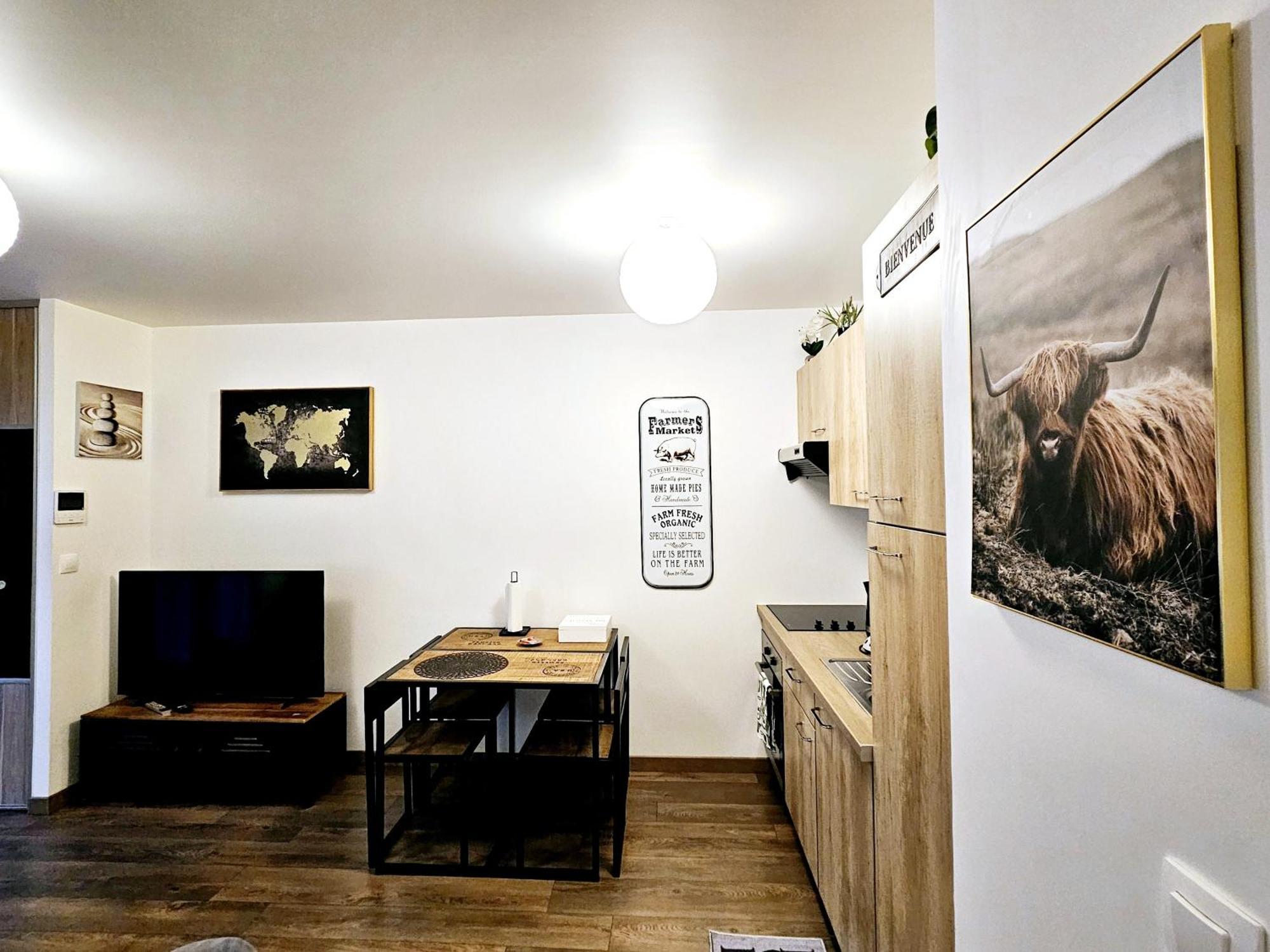 Passage Secret - Ideal Pro, Couples, Familles & Amis - Le Calme En Hypercentre - Wifi Haut Debit - Netflix - Machine A Laver - Gare, Cathedrale, Commerces, Restaurants & Transports En Commun A Moins De 10 Minutes A Pied Reims Luaran gambar